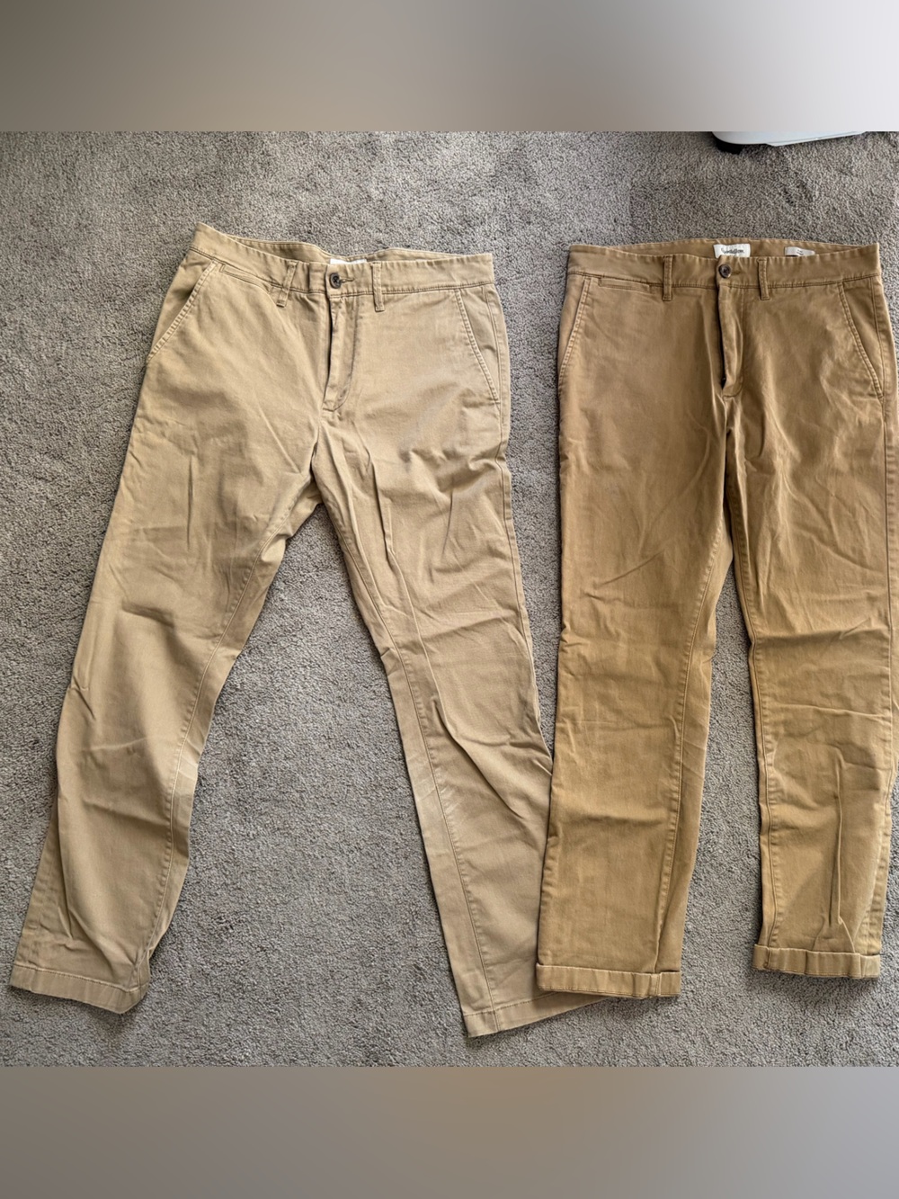 COMBO PACK- Good Fellows- Men's Casual Chino Pants in Khaki